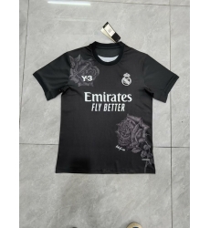 Men 2024 2025 Soccer Jersey Real Madrid CF Black Men 2024 2025 Soccer Jersey Real Madrid CF Black