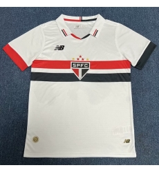 Men 2024 2025 Soccer Jersey San Paulo White Home Men 2024 2025 Soccer Jersey San Paulo White Home