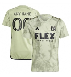 Men Los Angeles FC Custom 2023 24 Away Replica Green Men Los Angeles FC Custom 2023 24 Away Replica Green