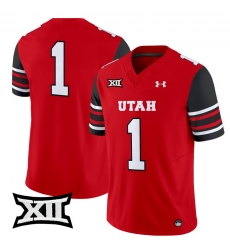 Men Women Youth Utah Utes 1 Team Red 2024 Vapor Limited Jersey All Stitched
