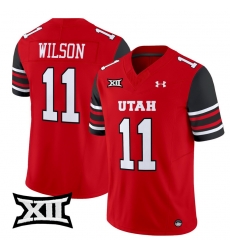 Men Women Youth Utah Utes 11 Isaac Wilson Red 2024 Vapor Limited Jersey All Stitched