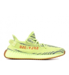 Women Yeezy Boost 350 V 2 Semi Frozen Yellow