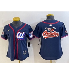 Women American League Baltimore Orioles Team Big Logo Navy 2025 All Star Edition Limited Stitched Baseball Jersey Women American League Baltimore Orioles Team Big Logo Navy 2025 All Star Edition Limited Stitched Baseball Jersey