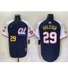 Men American League 29 Cal Raleigh Navy Alternate 2025 All Star With Patch Edition Limited Stitched Baseball Jersey