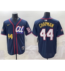 Men American League 44 Aroldis Chapman Navy 2025 All Star Edition Limited Stitched Baseball Jersey