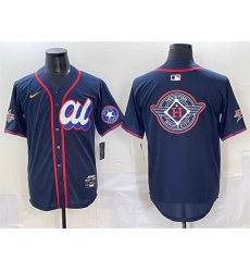 Men American League Houston Astros Team Big Logo Navy 2025 All Star Edition Limited Stitched Baseball Jersey 004