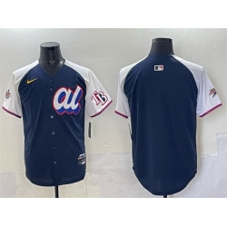 Men American League Tampa Bay Rays Blank Navy Alternate 2025 All Star Edition Limited Stitched Baseball Jersey