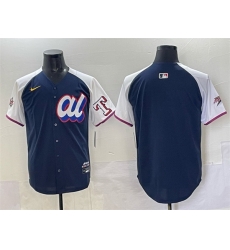 Men American League Texas Rangers Blank Navy Alternate 2025 All Star Edition Limited Stitched Baseball Jersey