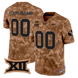 Men Women Youth BYU Cougars 2024 Salute to Service Vapor Limited Custom Jersey All Stitched Brown Camo