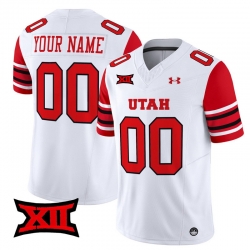 Men Women Youth Utah Utes 2024 Vapor Limited Custom Jersey All Stitched White