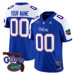 Men Women Youth Florida Gators 2024 Florida Patch Vapor Limited Custom Jersey All Stitched Royal Alternate