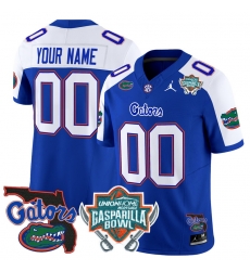 Men Women Youth Florida Gators 2024 Gasparilla Bowl Patch Vapor Limited Custom Jersey All Stitched Royal Alternate