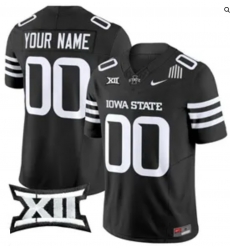 Custom Iowa State Cyclones Jersey Black