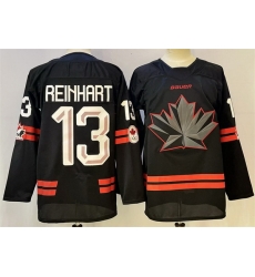 Men Canada Hockey 13 Sam Reinhart Black Stitched Jersey