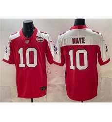 Men New England Patriots 10 Drake Maye Red Alternate F U S E 2025 AFC East Championship Patch Throwback Vapor Limited Stitched Football Jersey Men New England Patriots 10 Drake Maye Red Alternate F U S E 2025 AFC East Championship Patch Throwback Vapor Limited Stitched Football Jersey