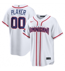 Men Dominican Republic Baseball Active Player Custom White 2026 World Baseball Classic Home Stadium Stitched Jersey Men Dominican Republic Baseball Active Player Custom White 2026 World Baseball Classic Home Stadium Stitched Jersey