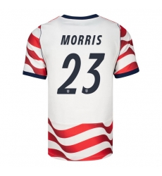 USA 2026 FIFA World Cup Soccer White Jersey Set ( Have Shorts ) Aidan Morris #23 USA 2026 FIFA World Cup Soccer White Jersey Set ( Have Shorts ) Aidan Morris #23