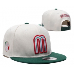 Mexico Baseball Snapback Cap 006