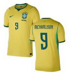 Women 9 Brazil National Team Richarlison 2026 Home Jersey 1