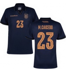 Women 23 Ecuador Moises Caicedo Away Replica Jersey   2
