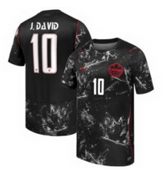 Women Canada Jonathan David 2026 Replica Away Black 1 (2)