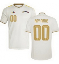 Men 00 Venezuela Custom Away Replica Jersey   2