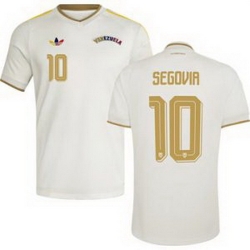 Men 10 Venezuela Telasco Segovia Away Replica Jersey   2