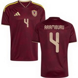 Men 4 Venezuela Jon Aramburu Away Replica Jersey   1