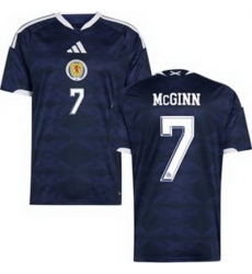 Men 7 Scotland John McGinn 2026 Home Replica Jersey 1