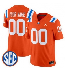 Men Florida Gators ACTIVE PLAYER Custom Orange F U S E  1960s Throwback Vapor Limited Stitched Football Jersey