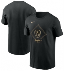 Men Milwaukee Brewers Black 2026 World Series T Shirt