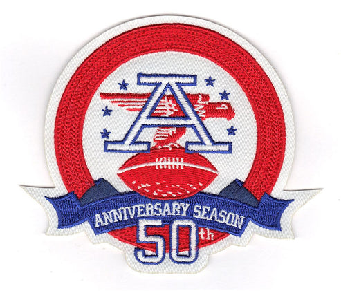 AFL 50th Anniversary Season Jersey Patch 2009 III Biaog