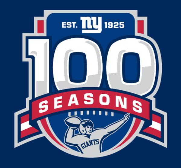 New York Giants 100 Anniversary Patch 5656 Biaog
