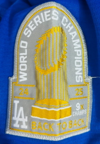 Dodgers BTB 9X Champion Patch Biaog